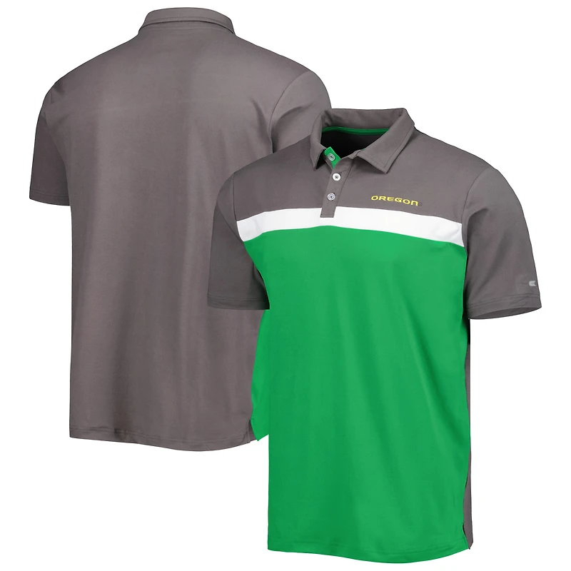 Polo Colosseum Charcoal Oregon Ducks Two Yutes pour homme
