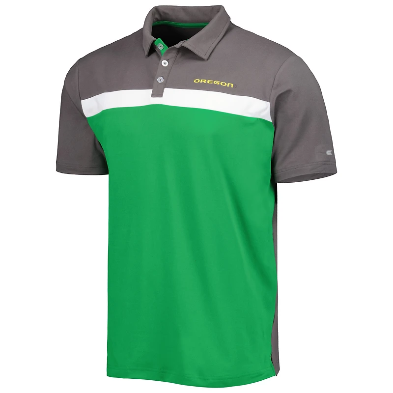 Polo Colosseum Charcoal Oregon Ducks Two Yutes pour homme