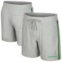 Short Mac gris Colosseum pour homme des Oregon Ducks