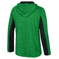 Men's Colosseum Green Oregon Ducks Always Sunny Quarter-Zip Hoodie