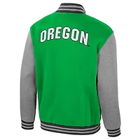 Veste universitaire entièrement zippée Ambi-Turner des Ducks de l'Oregon pour homme, vert Colosseum