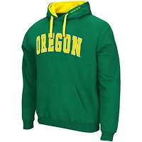 Men's Colosseum Green Oregon Ducks Big & Tall Arch Logo 2.0 Pullover Hoodie