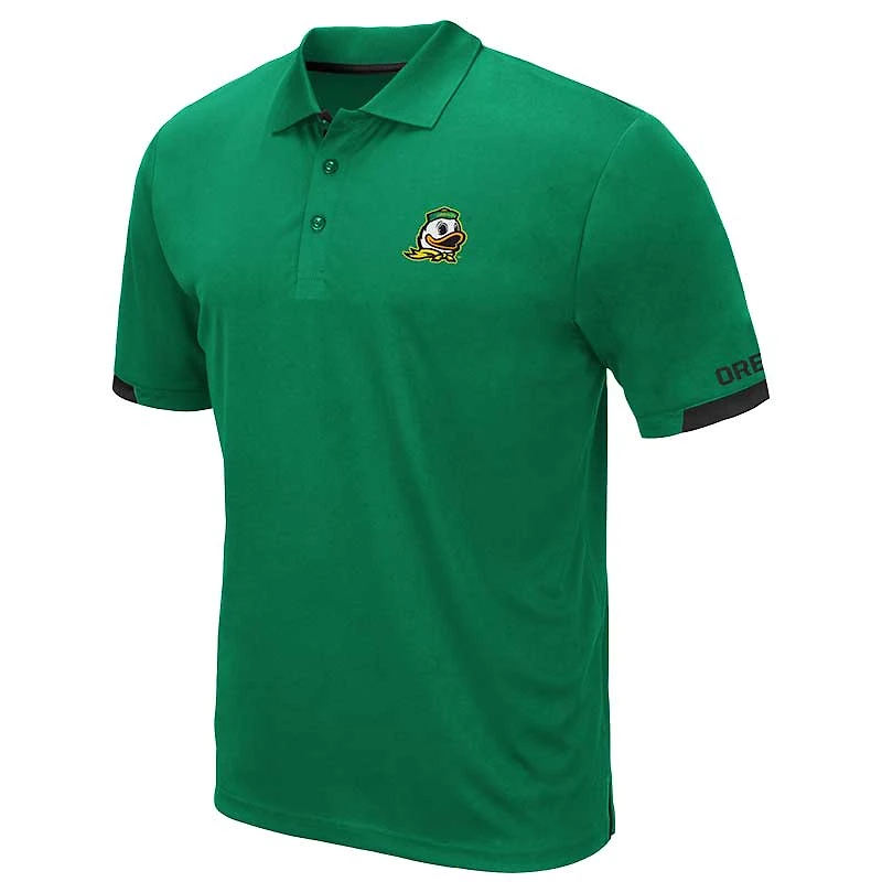Polo Santry Colosseum Green Oregon Ducks Big & Tall pour homme