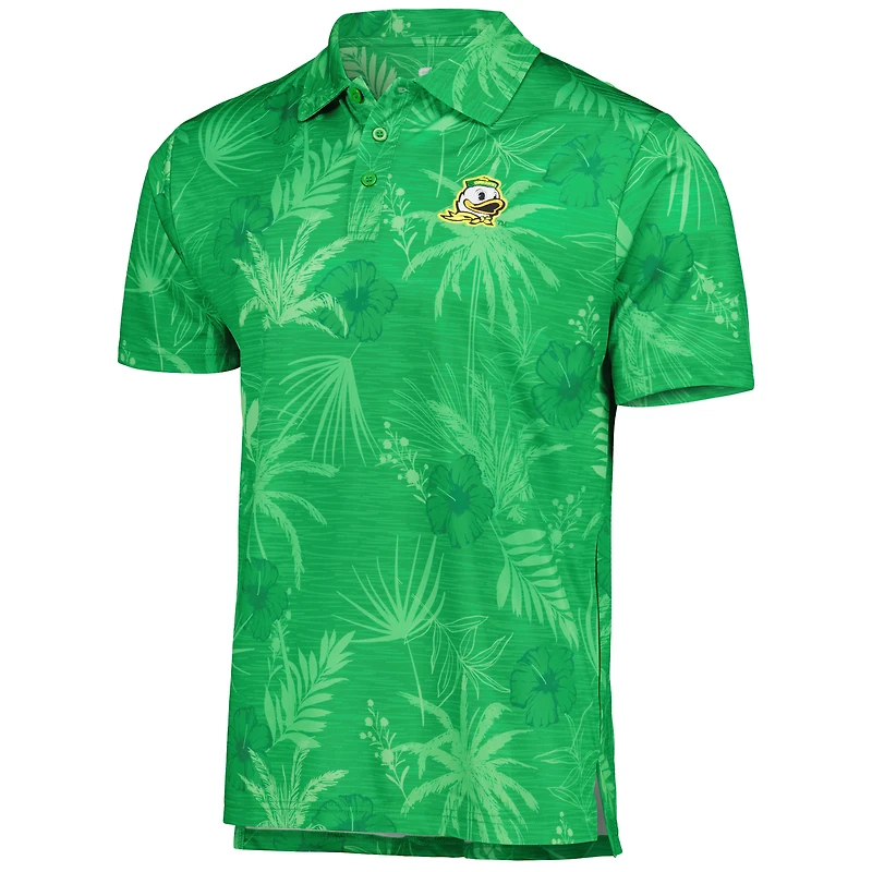 Polo de l'équipe Colosseum Green Oregon Ducks Palms pour homme