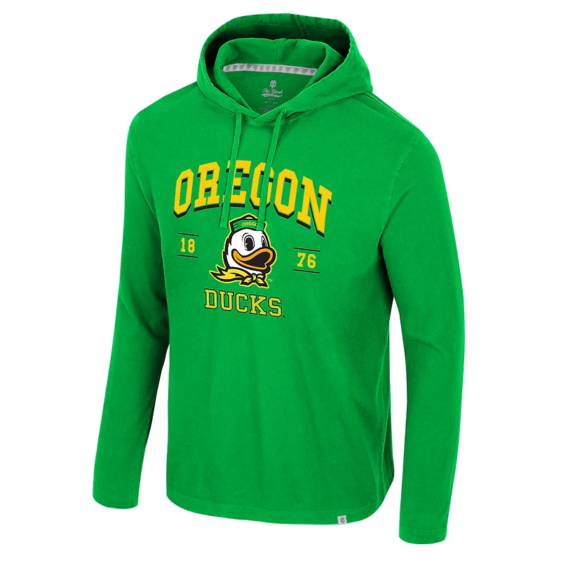 Men's Colosseum Green Oregon Ducks Simoleans Washed Hoodie