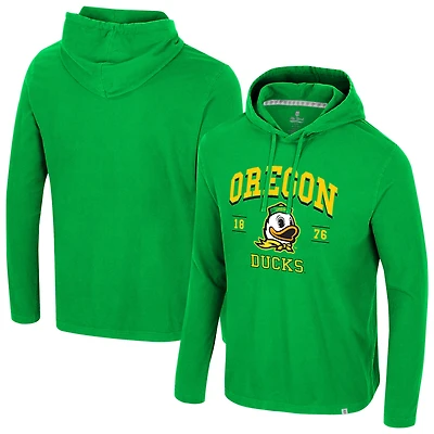 Men's Colosseum  Green Oregon Ducks Simoleans Washed Hoodie
