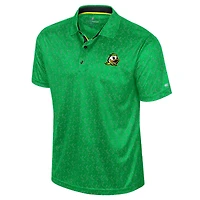 Polo de golf sublimé Colosseum Kelly Green pour homme des Oregon Ducks