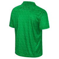 Polo de golf sublimé Colosseum Kelly Green pour homme des Oregon Ducks
