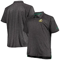 Polo Oregon Ducks Big & Tall Down Swing Colosseum noir chiné pour homme