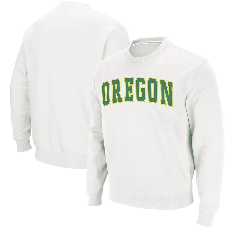 Sweat Colosseum White Oregon Ducks Arch & Logo pour homme