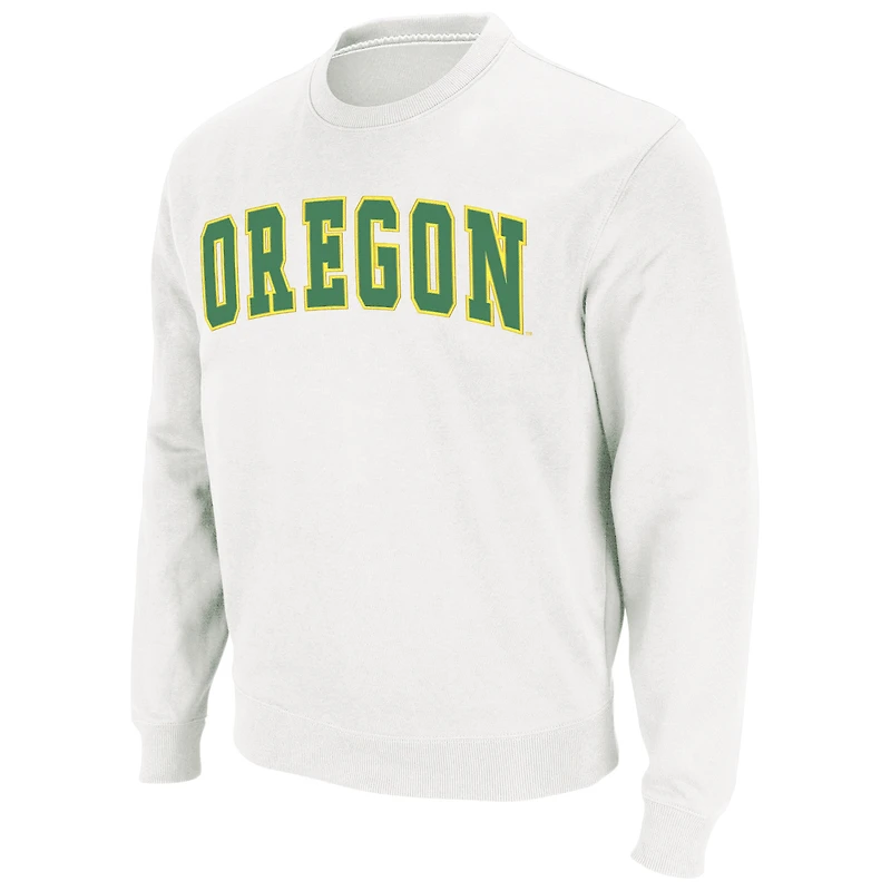 Sweat Colosseum White Oregon Ducks Arch & Logo pour homme