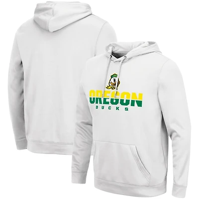 Sweat à capuche Colosseum blanc Oregon Ducks Lantern pour homme