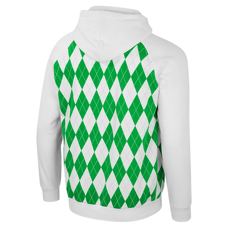 Sweat à capuche raglan The Dealio pour homme Colosseum White Oregon Ducks