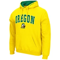 Pull à capuche Colosseum Oregon Ducks Arch & Logo 3.0 pour homme jaune