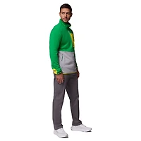 Pull-over demi-zippé Omni-Wick Hike pour homme, vert/gris, des Oregon Ducks de Columbia