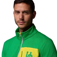 Pull-over demi-zippé Omni-Wick Hike pour homme, vert/gris, des Oregon Ducks de Columbia