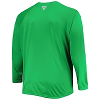 T-shirt à manches longues Omni-Wick raglan vert Oregon Ducks pour homme de Columbia