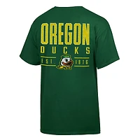 T-shirt ComfortWash vert pour homme, motif Big Name des Oregon Ducks
