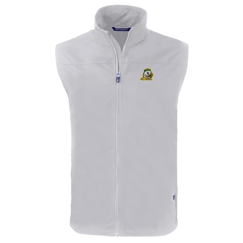 Gilet zippé entièrement recyclé pour homme, gris, Oregon Ducks Charter Eco, Cutter & Buck