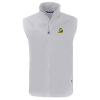 Gilet zippé entièrement recyclé pour homme, gris, Oregon Ducks Charter Eco, Cutter & Buck