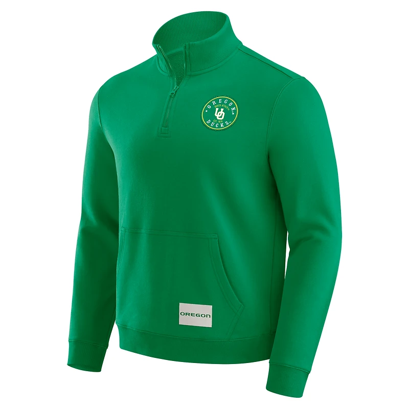 Pull zippé quart de tour pour homme Darius Rucker Collection by Fanatics, vert
