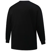 Men's Fanatics  Black Oregon Ducks Big & Tall Vision Long Sleeve T-Shirt