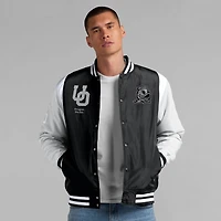 Men's Fanatics  Black Oregon Ducks Elements Elite Full-Snap Jacket