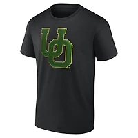 Men's Fanatics Black Oregon Ducks Team Midnight Mascot T-Shirt