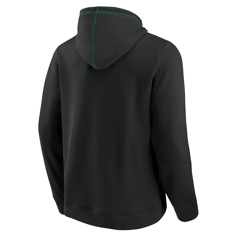 Men's Fanatics Black Oregon Ducks Toppler Fleece Pullover Hoodie