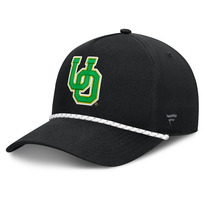Men's Fanatics Black Oregon Ducks Undertone Rope Adjustable Hat