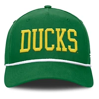 Men's Fanatics  Green Oregon Ducks Foul Ball Rope Adjustable Hat