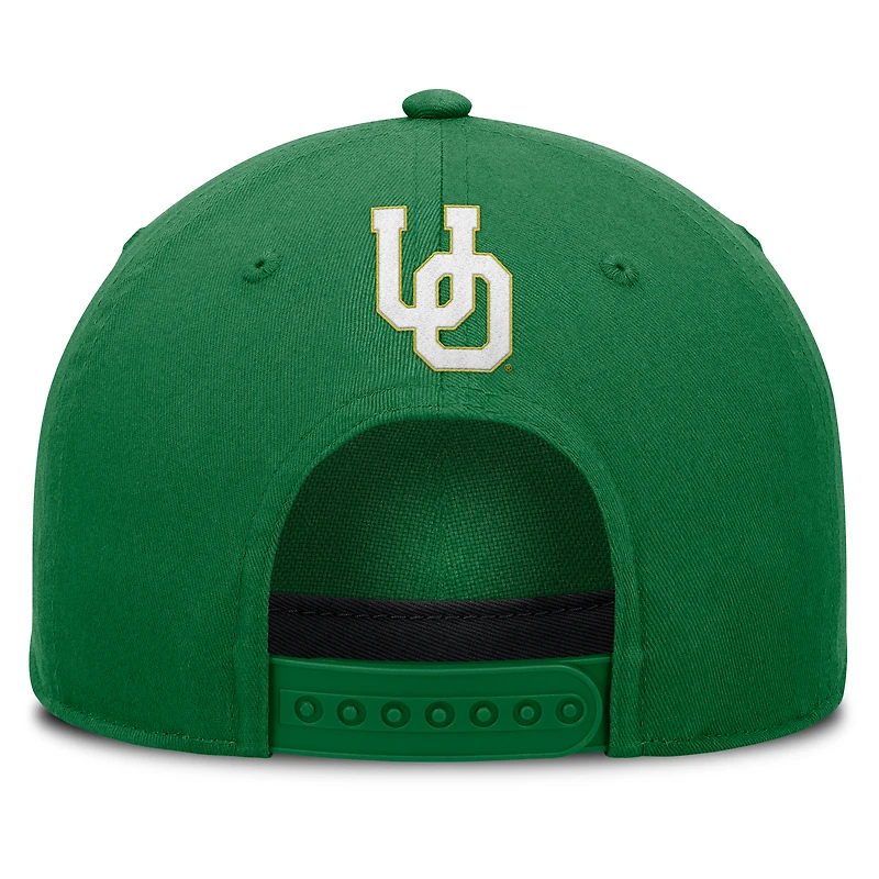 Casquette ajustable Fanatics verte Oregon Ducks Foul Ball Rope pour homme