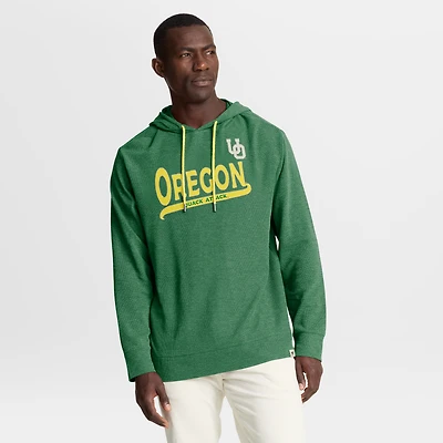 Men's Fanatics Green Oregon Ducks Hometown Premium Huddle Up Long Sleeve Hoodie T-Shirt