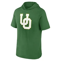 Men's Fanatics  Green Oregon Ducks Primary Logo Hoodie T-Shirt