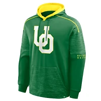 Men's Fanatics Green Oregon Ducks Quad Defender Pullover Hoodie