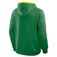 Sweat à capuche vert Fanatics pour hommes Oregon Ducks Quad Defender