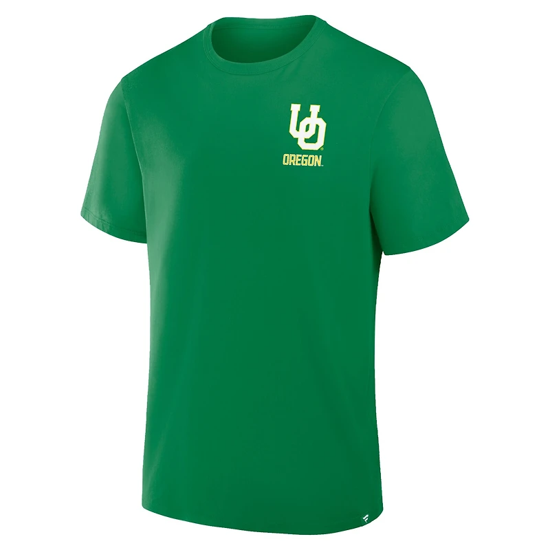 Men's Fanatics Green Oregon Ducks Quad Legacy T-Shirt