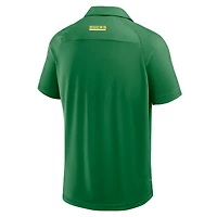 Polo raglan vert Oregon Ducks Take The Lead Defender pour homme de Fanatics