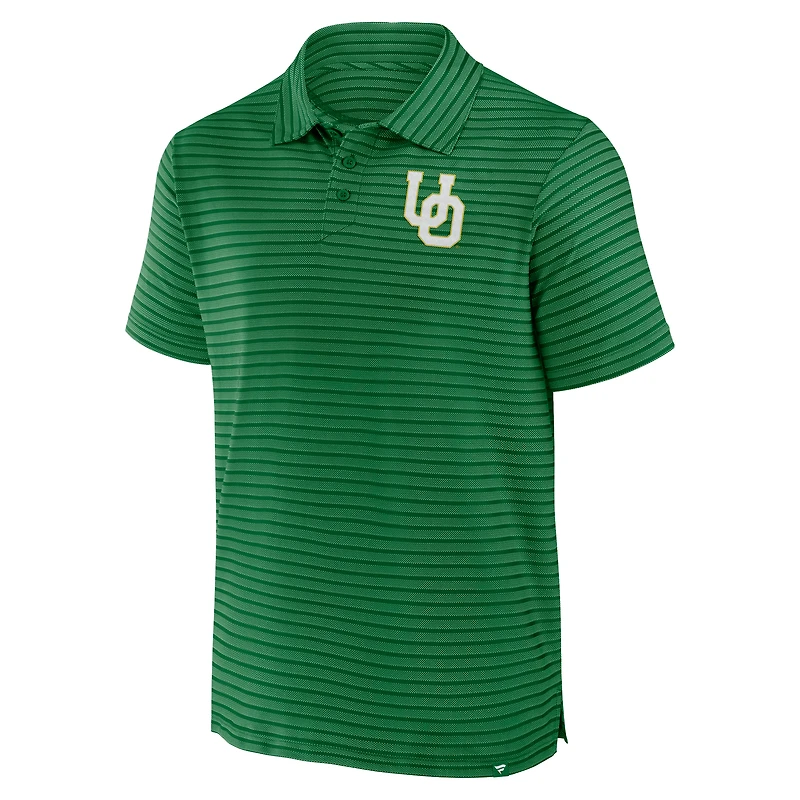 Men's Fanatics Green Oregon Ducks Victory Calls Stripe Polo
