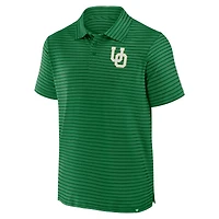 Men's Fanatics Green Oregon Ducks Victory Calls Stripe Polo