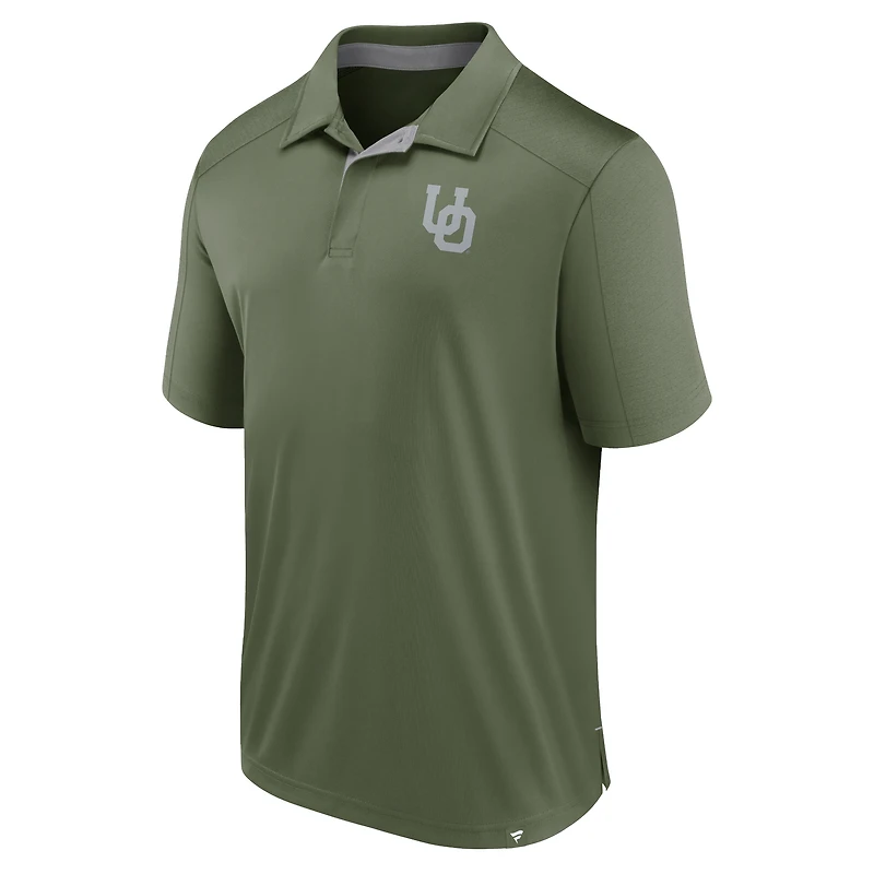 Polo Fanatics pour homme, olive, défenseur des Oregon Ducks OHT