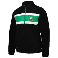 Haut à demi-zip G-III Sports by Carl Banks pour hommes, noir, Oregon Ducks Pinch Runner