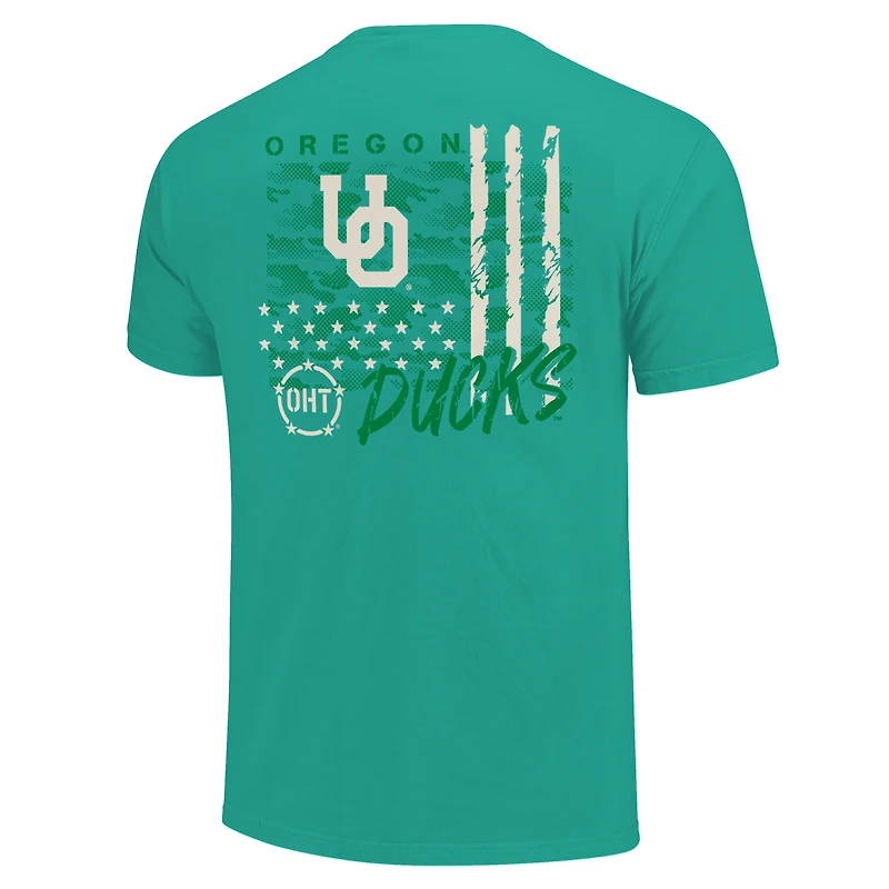 T-shirt camouflage vert Oregon Ducks OHT pour homme