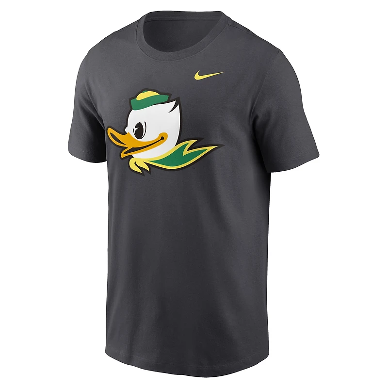 Men's Nike Anthracite Oregon Ducks Primetime Alternate Logo T-Shirt