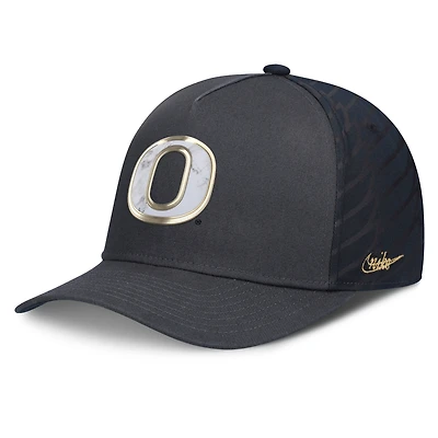 Men's Nike Anthracite Oregon Ducks Shoe Duck Rise Adjustable Hat