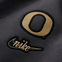 Veste Nike anthracite Oregon Ducks Shoe Duck Tech Fleece à fermeture éclair intégrale pour homme