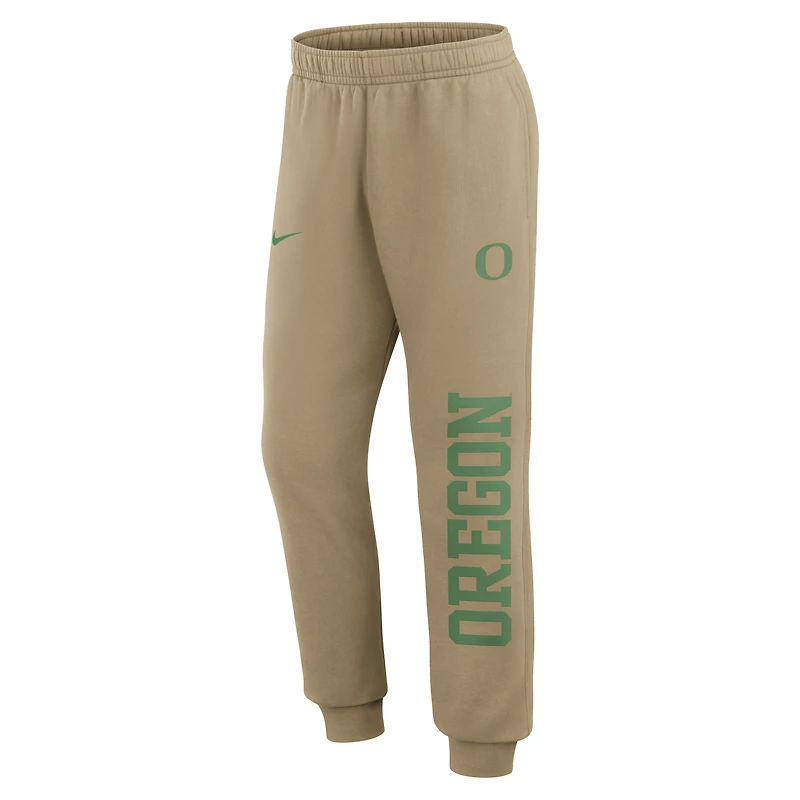 Men's Nike  Black Oregon Ducks Primetime Club Fleece Joggers