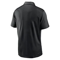 Men's Nike Black Oregon Ducks 2024 Early Season Coaches Sideline Performance Polo