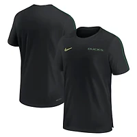 Haut de performance Nike Sideline Coach Oregon Ducks 2024 pour homme, noir