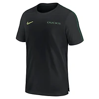 Haut de performance Nike Sideline Coach Oregon Ducks 2024 pour homme, noir